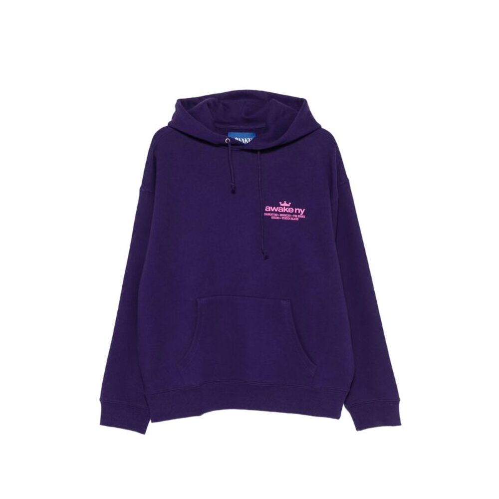 Awake Ny Purple Sweaters & Knitwear - Hoodies Men